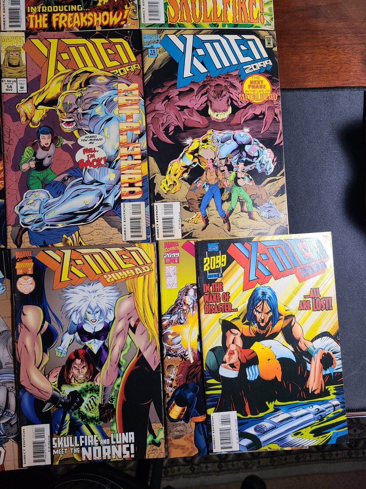 X-Men 2099 #1-8, 10-16, 20-24, 26, 34 (Marvel 1993) Lot Of 22