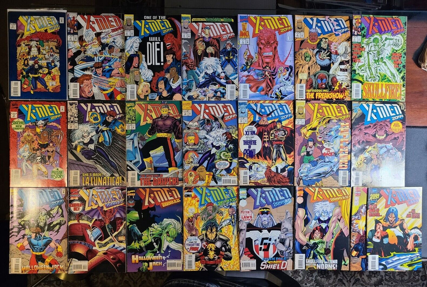 X-Men 2099 #1-8, 10-16, 20-24, 26, 34 (Marvel 1993) Lot Of 22