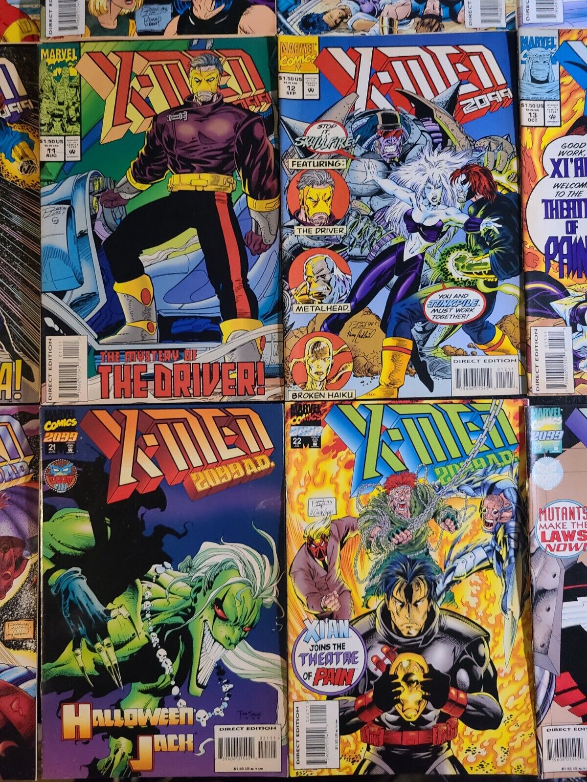 X-Men 2099 #1-8, 10-16, 20-24, 26, 34 (Marvel 1993) Lot Of 22