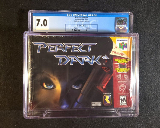 Perfect Dark (Nintendo 64, N64, 2000) CGC Graded 7.0 A Sealed