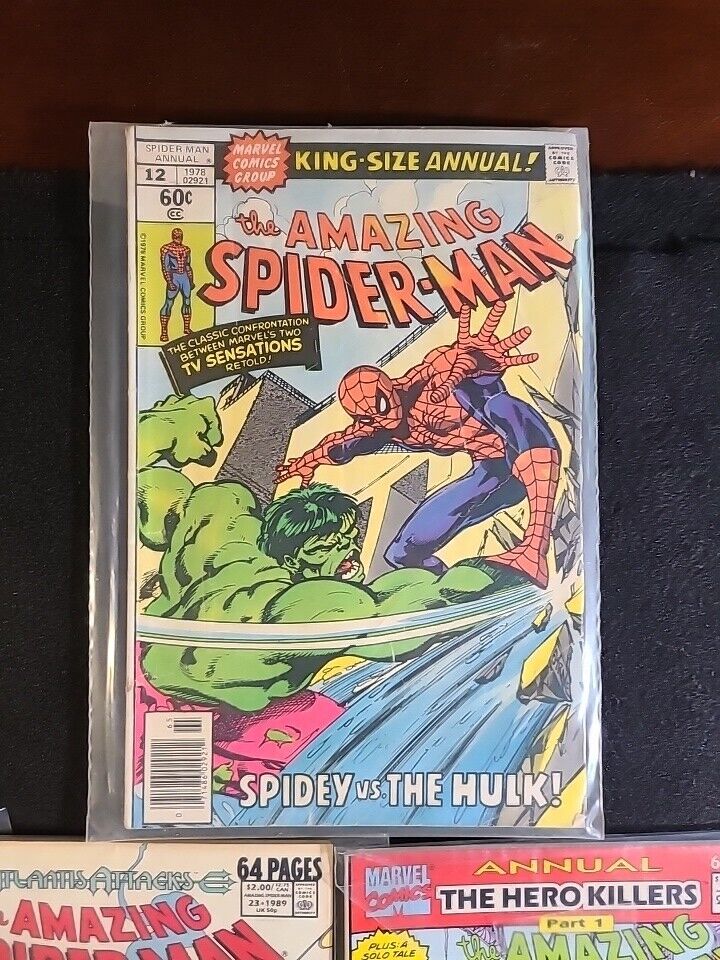 Amazing Spider-Man Annual #12, 23, 26 (1978, 1989, 1992 Marvel Comics) Lot Of 3