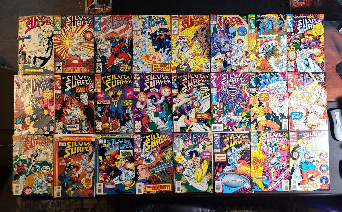 Lot Of 24 Silver Surfer #60, 62-65, 69, 73-75, 77-79, 81-87, 89, 91-93, Annual 6