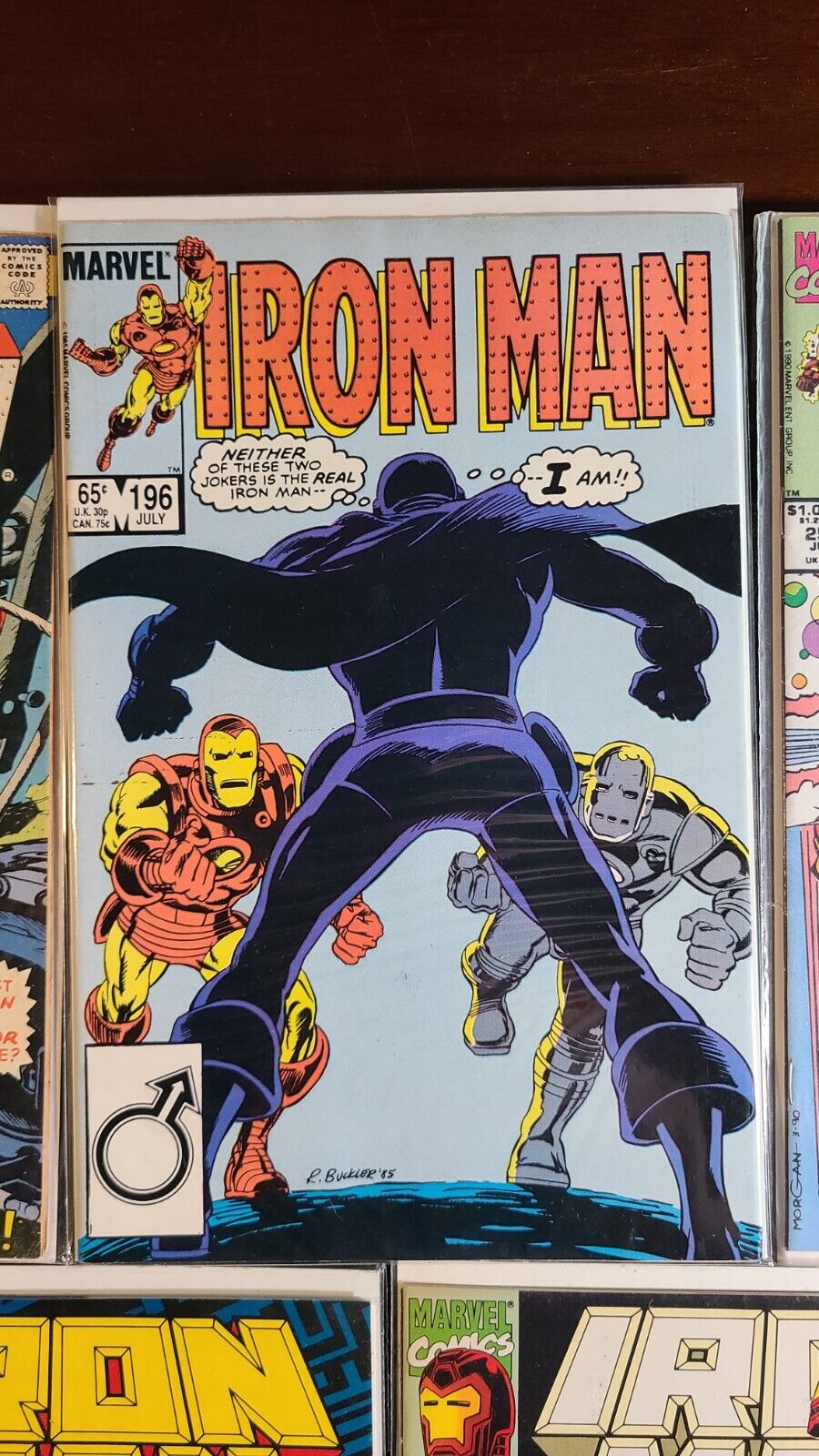 Lot of 7 Iron Man #41, 98, 196, 257, 293, 300, 305 (1971-1994, Marvel)