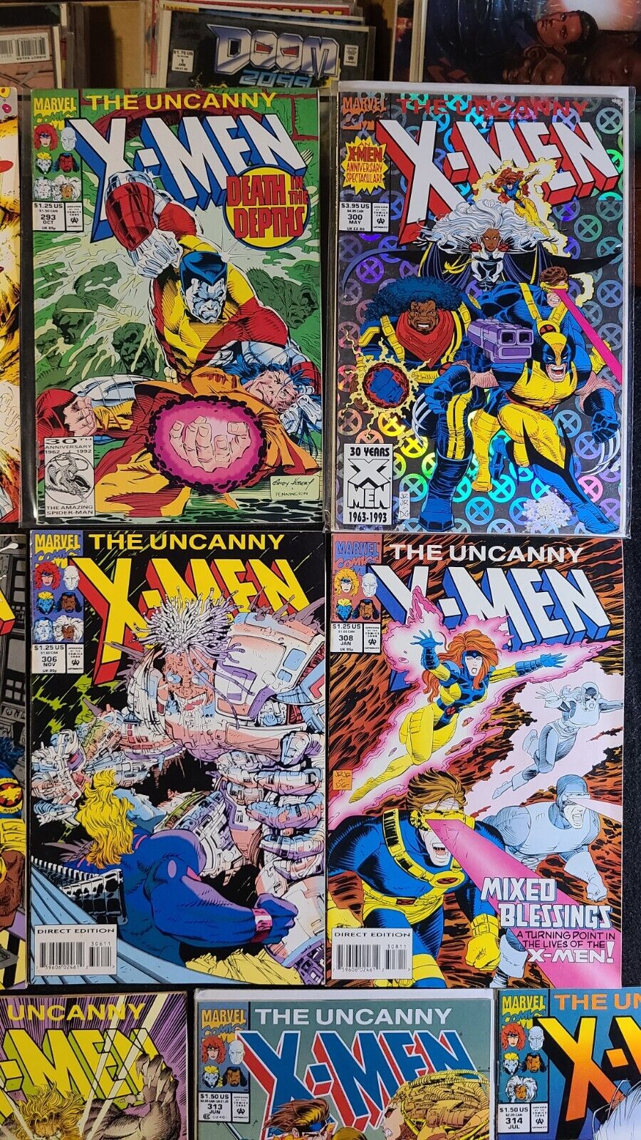 Uncanny X-Men #261, 292-293, 300, 304-306, 308-311, 313-314 (1990-94) Lot Of 13