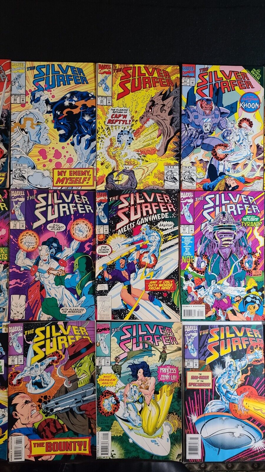 Lot Of 24 Silver Surfer #60, 62-65, 69, 73-75, 77-79, 81-87, 89, 91-93, Annual 6