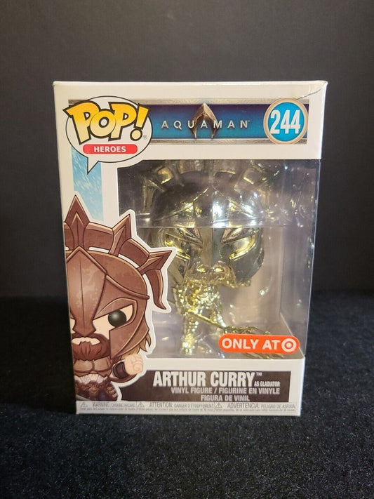 Aquaman Funko Pop Arthur Curry as Gladiator #244 DC Comics Target Exclusive