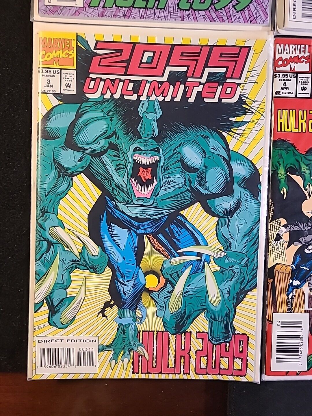 2099 Unlimited #1-4 1993 Marvel Comics Hulk 2099 Lot of 4