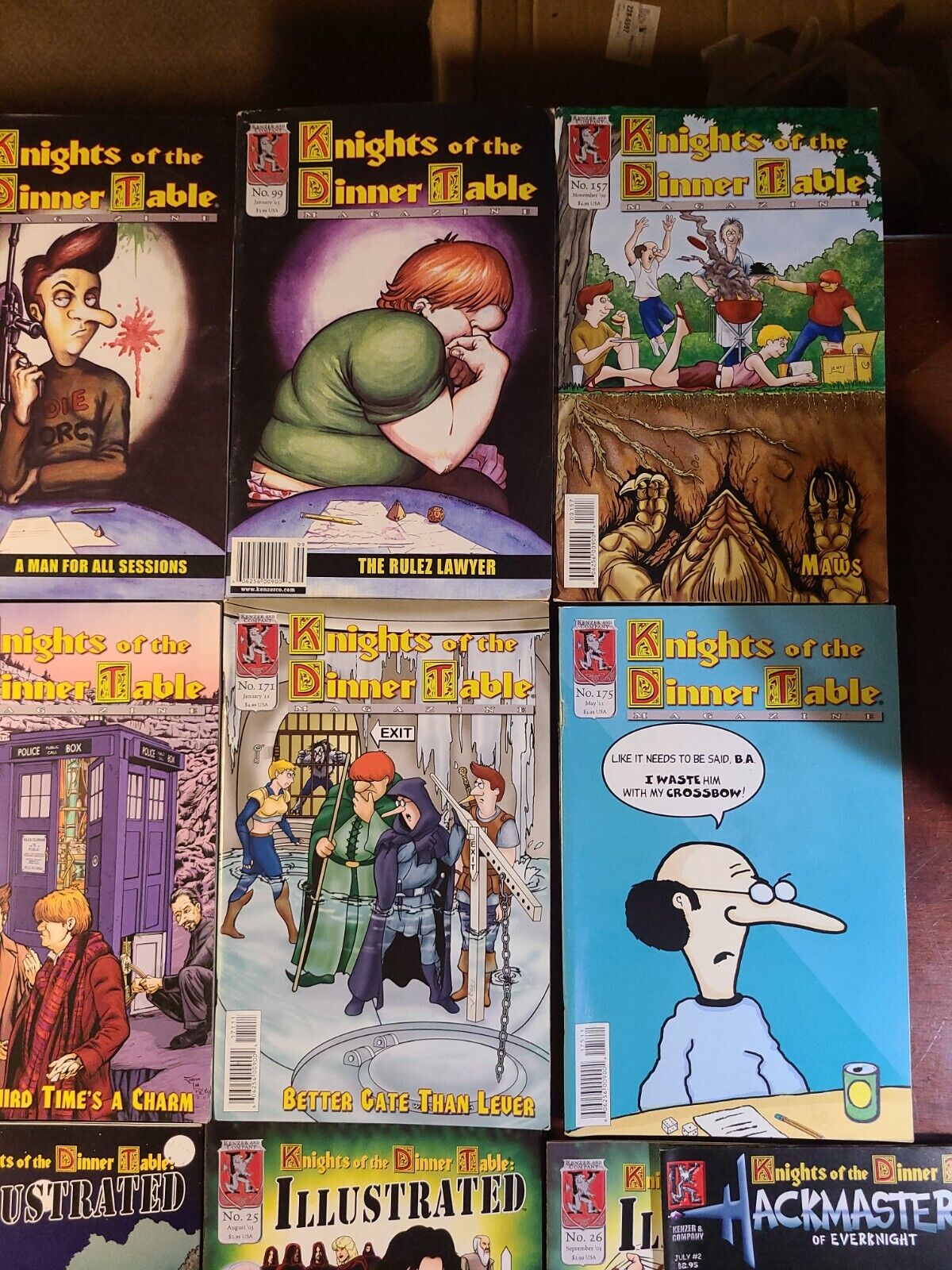 Lot of 16 Knights of the Dinner Table / KOTD Illustrated 2004 #'s in description