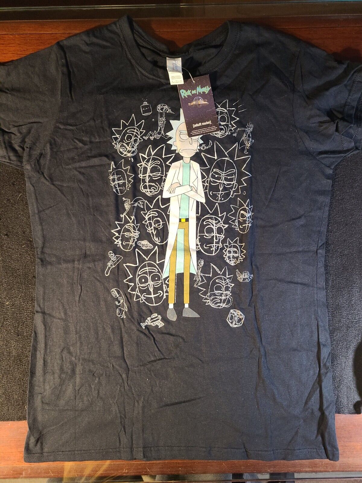 Women’s Rick & Morty Adult Swim Graphic T-shirt Size XL