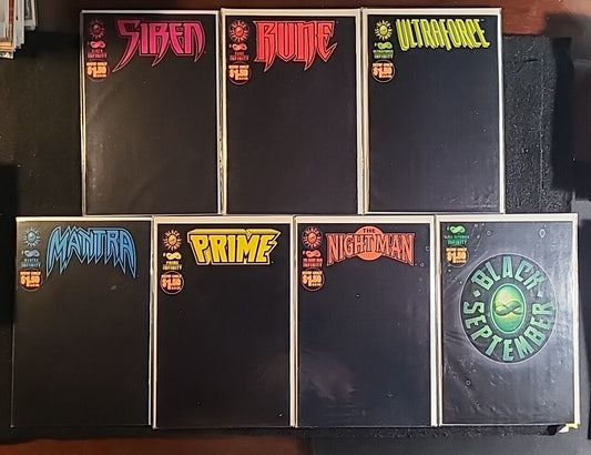 Black September Infinity Set Of 7 (1995, Marvel Malibu) Collaboration