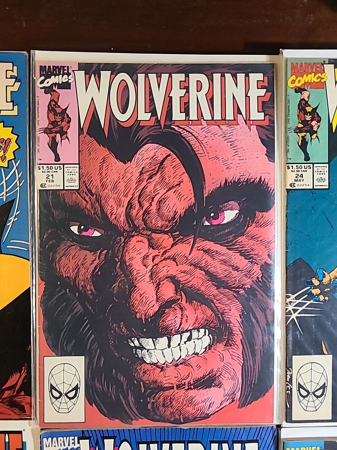 Lot Of 8 Wolverine #16, 18, 21, 24, 71, 72, 74, 75 (1989-1993, Marvel)