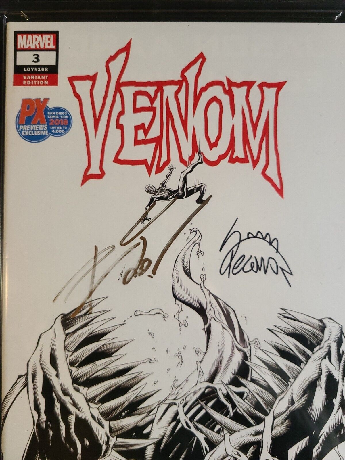 Venom #3 1st Knull SDCC Variant CGC 9.8 SS Signed By Cates Stegman 2018 Marvel