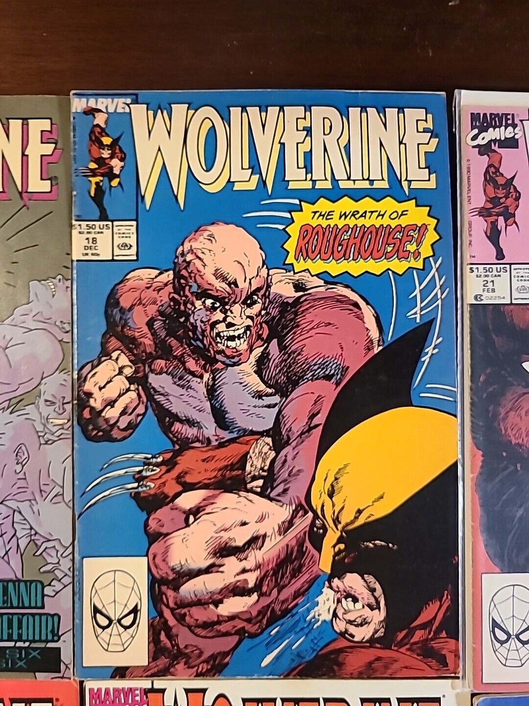 Lot Of 8 Wolverine #16, 18, 21, 24, 71, 72, 74, 75 (1989-1993, Marvel)