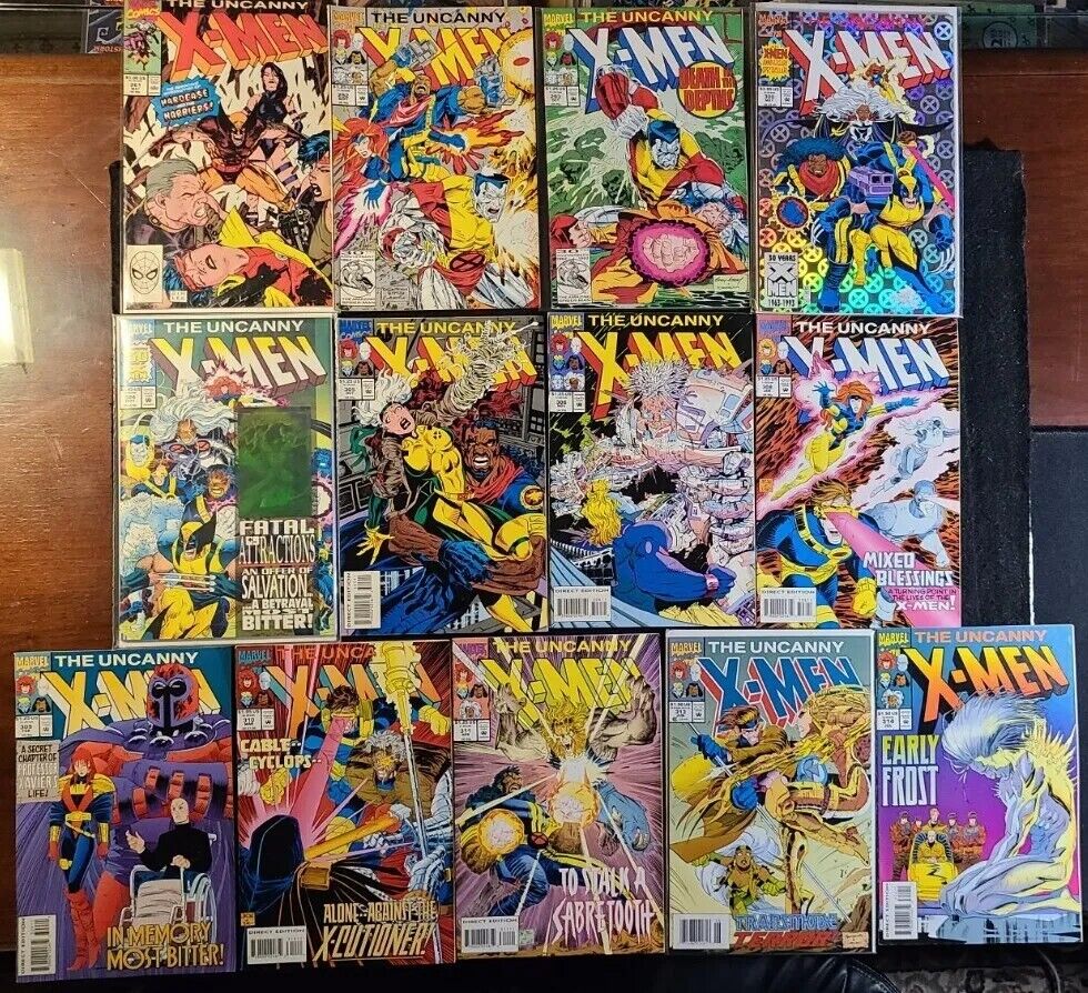 Uncanny X-Men #261, 292-293, 300, 304-306, 308-311, 313-314 (1990-94) Lot Of 13