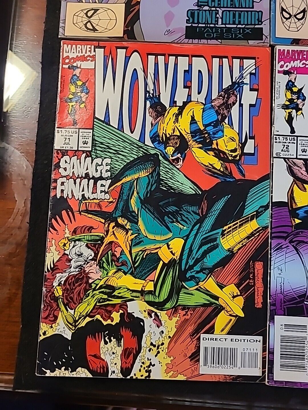 Lot Of 8 Wolverine #16, 18, 21, 24, 71, 72, 74, 75 (1989-1993, Marvel)